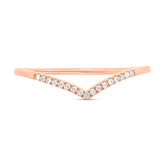 0.05ct 14k Rose Gold Diamond Lady's Ring